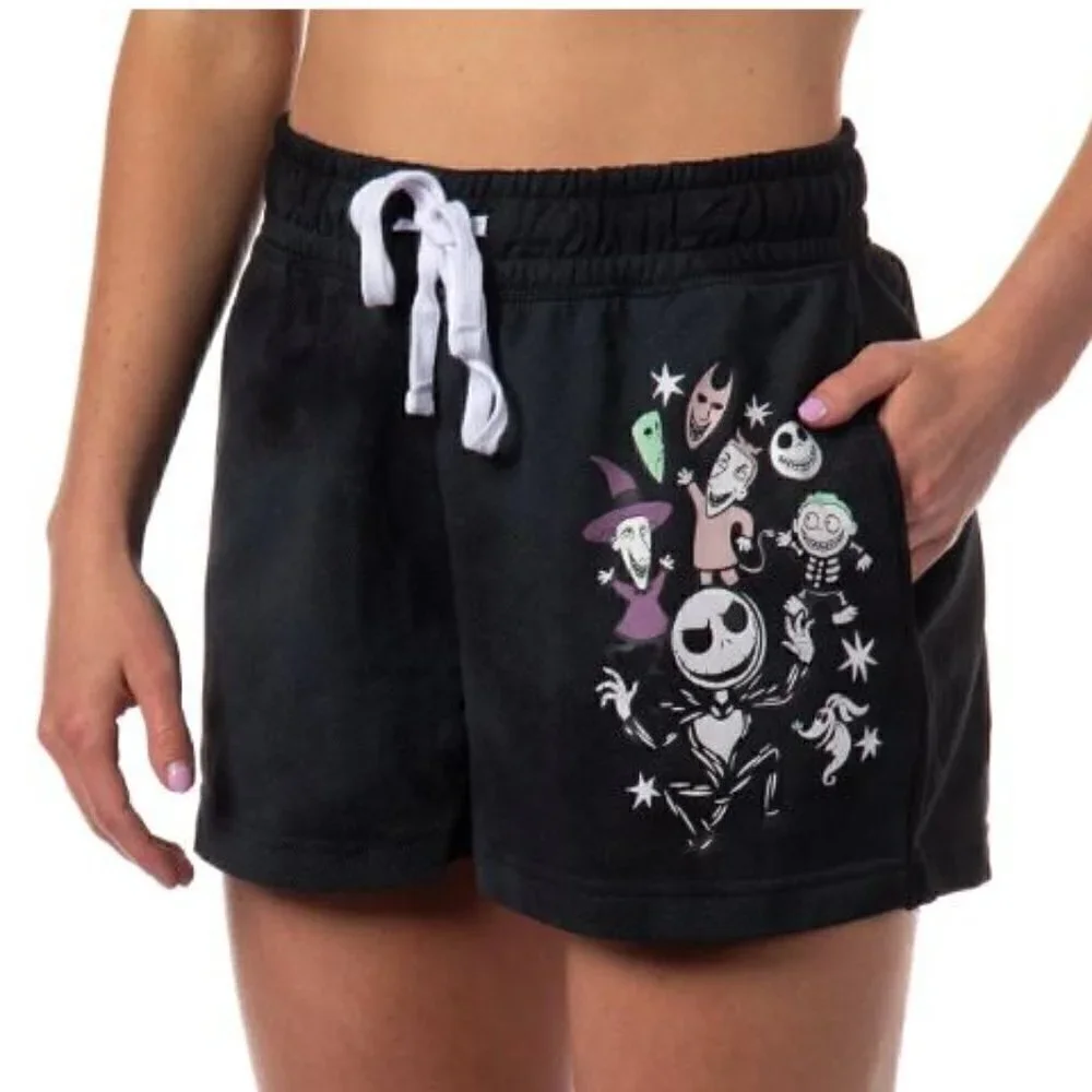 Disney Tim Burton's Nightmare Before Christmas Tie dye Pj Shorts XXL - Picture 2 of 6